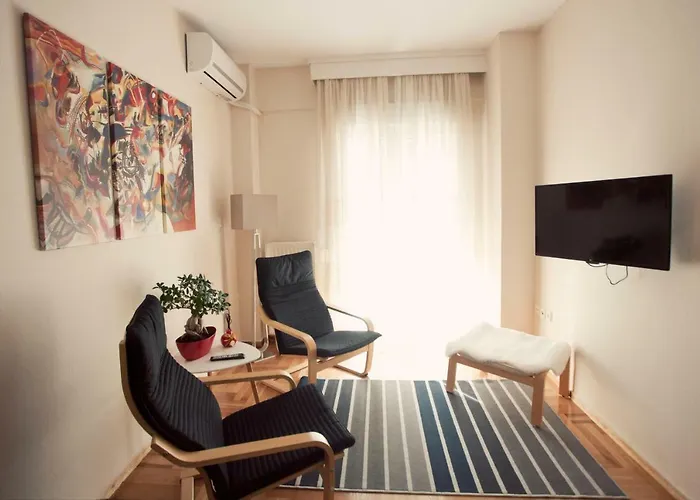 Lägenhet New Stylish And Cozy House Near Metro Station Thessaloníki